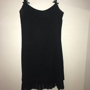 Black cocktail dress